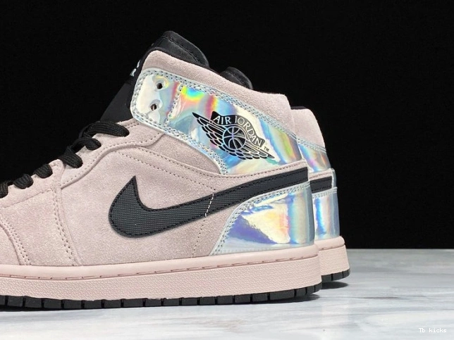 Rep TBK (W) Iridescent Mid Dirty Powder Jordan Air BQ6472-602 1 0726